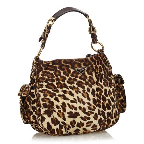 prada leopard bag|prada leather handbags.